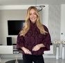 Candell kabát burgundi – Női átmeneti kabát – Innova Fashion – 2. kép